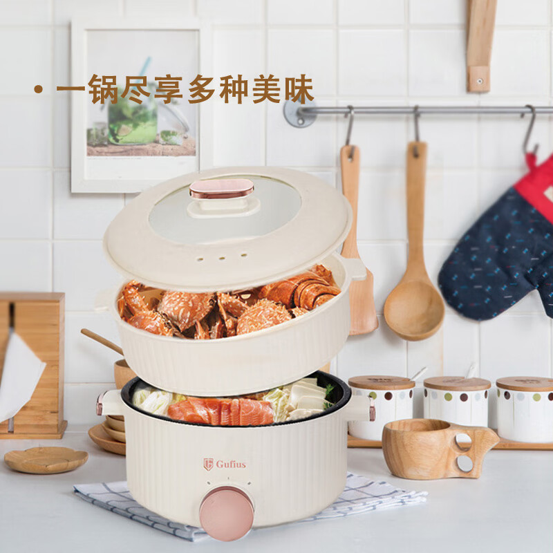 古菲斯(Gufius)电火锅GFHG-3526白色4L高清大图
