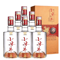 四川白酒 水井坊 52度 小水井 浓香型 白酒 500ML*6 整箱装 送礼酒 收藏酒