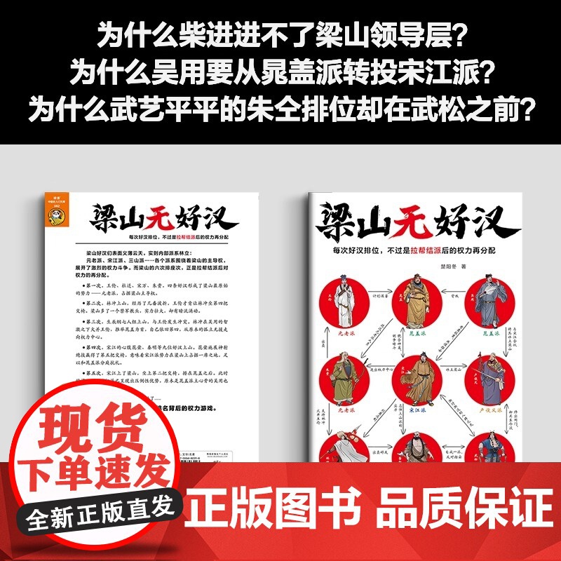 梁山无好汉(每次好汉排位,不过是拉帮结派后的权力再分配!一本书看懂梁山好汉排位背后的权力游戏!读客中国史入门文库)高清大图