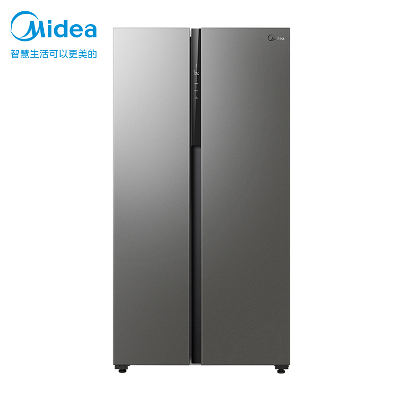 [大容量囤货]美的(Midea)550L对开门冰箱一级双变频净味抑菌智能WIFI风冷无霜BCD-550WKPZM(E)