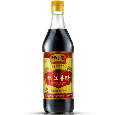 恒顺 糯米酿造恒顺镇江香醋 凉拌调味海鲜饺子醋500ml
