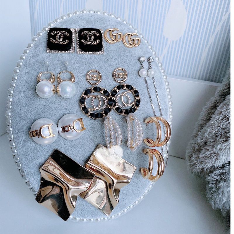 首饰展示架饰品展示板珠宝展示道具耳环架耳钉架项链架耳环展示板白珠