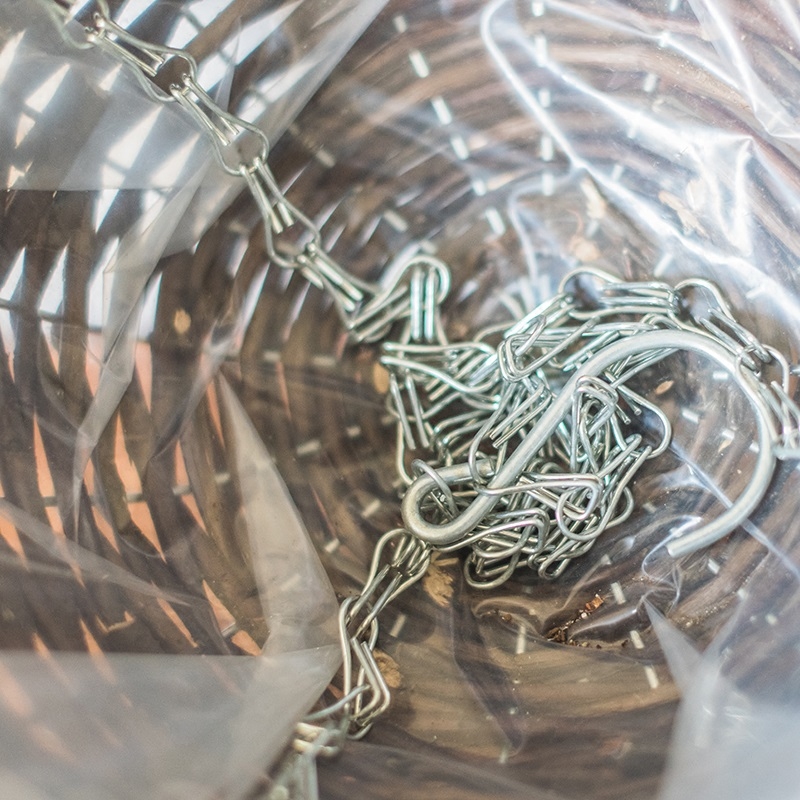 美帮汇柳编经典吊篮吊兰花篮花盆花器 欧式美式田园乡村 吊篮L 中高清大图