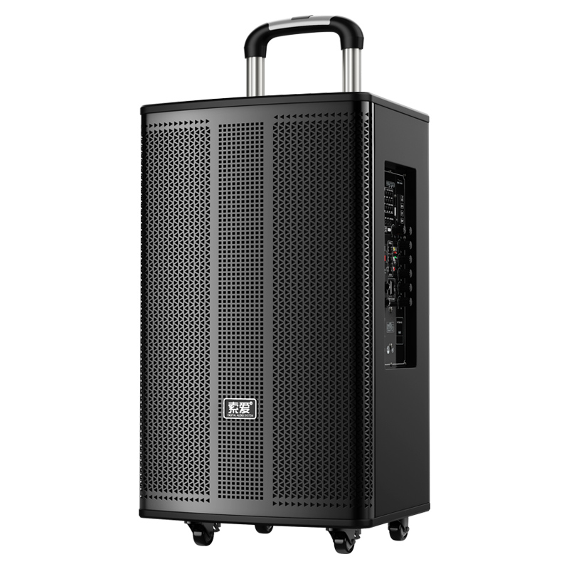 索爱t53 拉杆音响大功率12/15寸户外广场舞音箱家用电视k歌音箱便携式