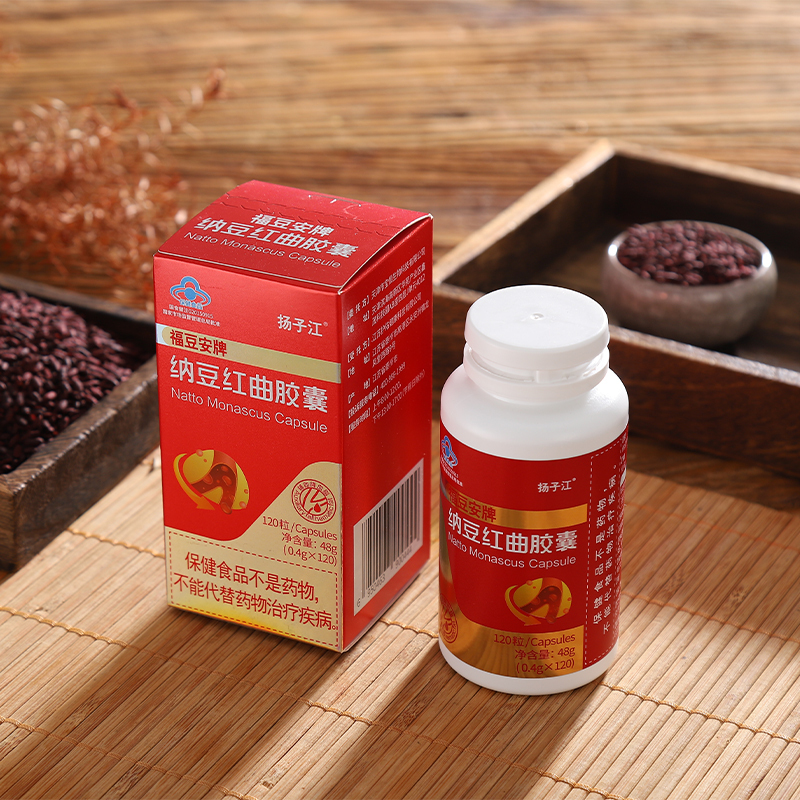 护佑健康纳豆红曲胶囊0.4g/粒*120粒/瓶*1瓶