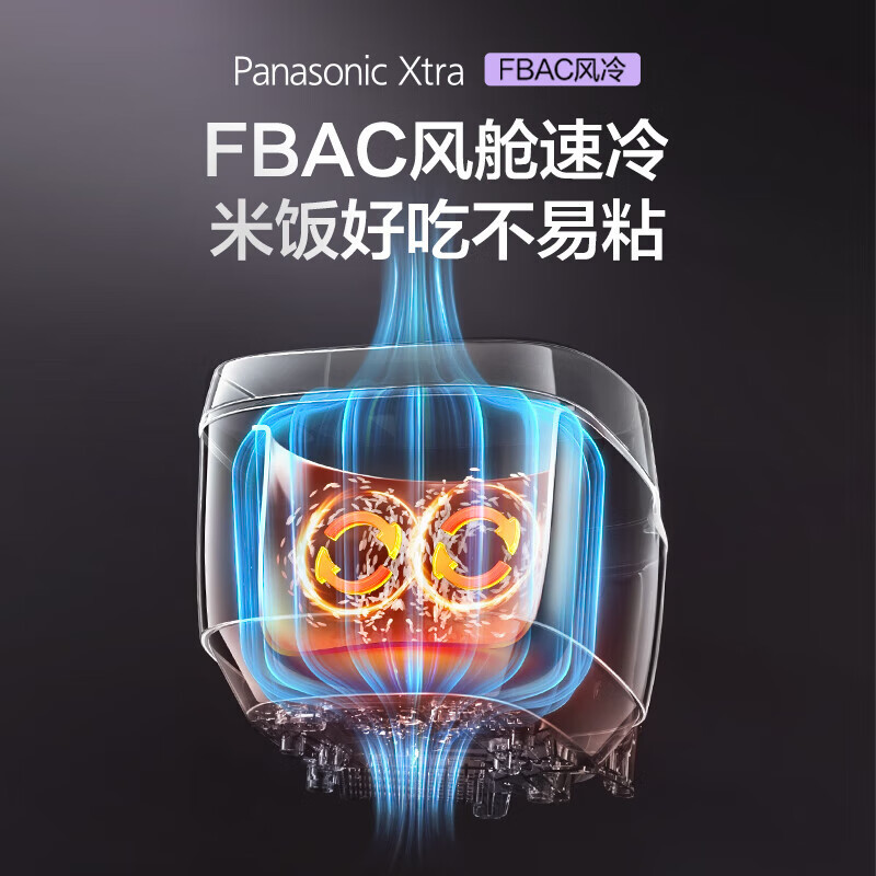 松下(Panasonic)Xtra零零煲升级0涂层电饭煲家用无涂层不锈钢内胆IH煮饭电饭锅4升 SR-HFS153C-W高清大图