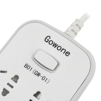 购旺(Gowone)B01 儿童保护门 8位3米总控开关插座排插插排插线板接线板