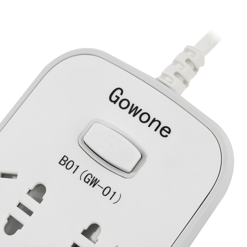 购旺(Gowone)B01 儿童保护门 8位3米总控开关插座排插插排插线板接线板
