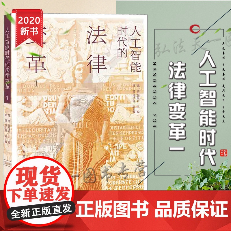 D正版 人工智能时代的法律变革1 陈亮 张光君 法律出版社