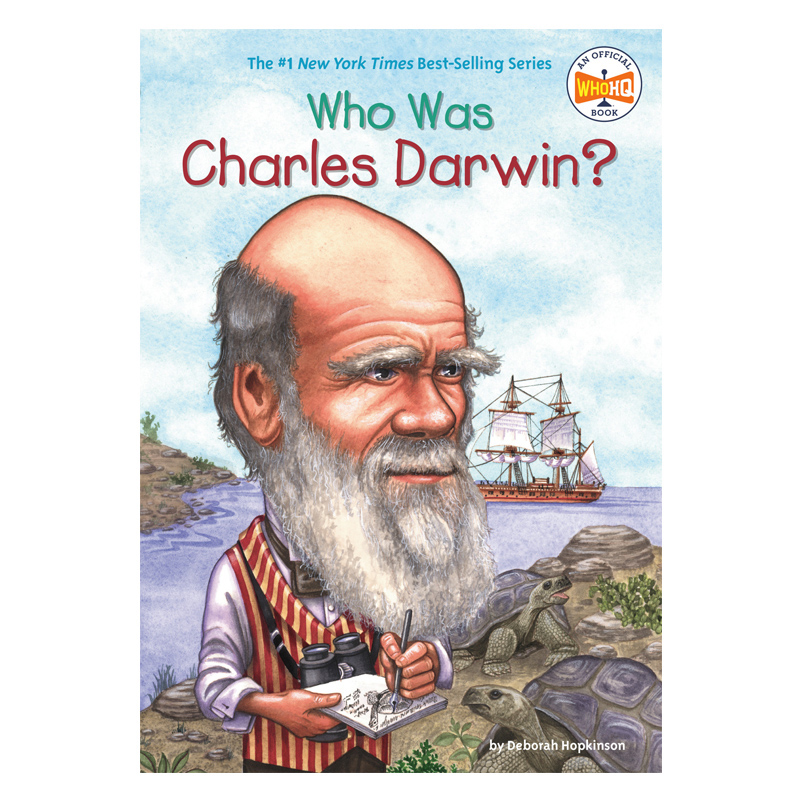 [正版]谁是达尔文 WHO WAS CHARLES DARWIN 英文原版 名人传记 生物学家 进化论奠基人 非虚构章高清大图