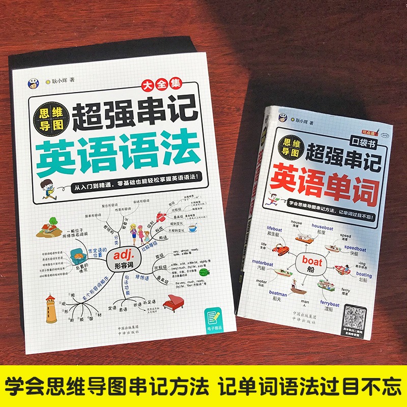 [正版]思维导图超强串记英语单词语法初高中速记词根词缀记忆法英语大全快速记忆神器英语语法词汇大全汇总专项训练高频词汇昂高清大图