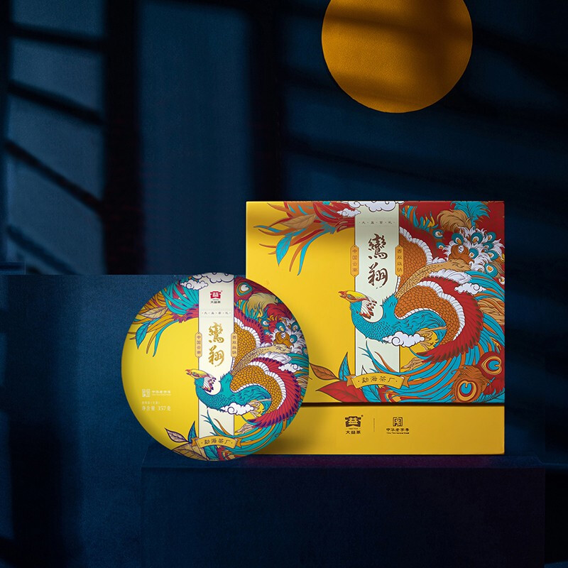大益茶叶礼盒 鸾翔礼盒(生茶) 357g/盒