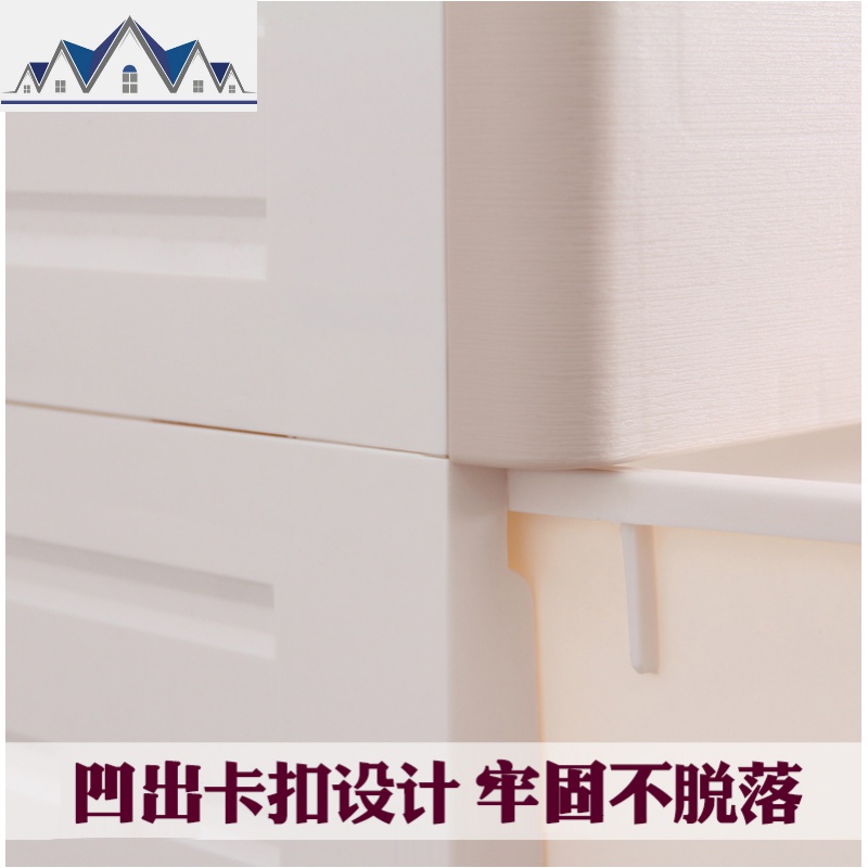 抽屉式化妆品收纳盒大号办公室创意储物桌面杂物整理盒塑料收纳箱 三维工匠高清大图