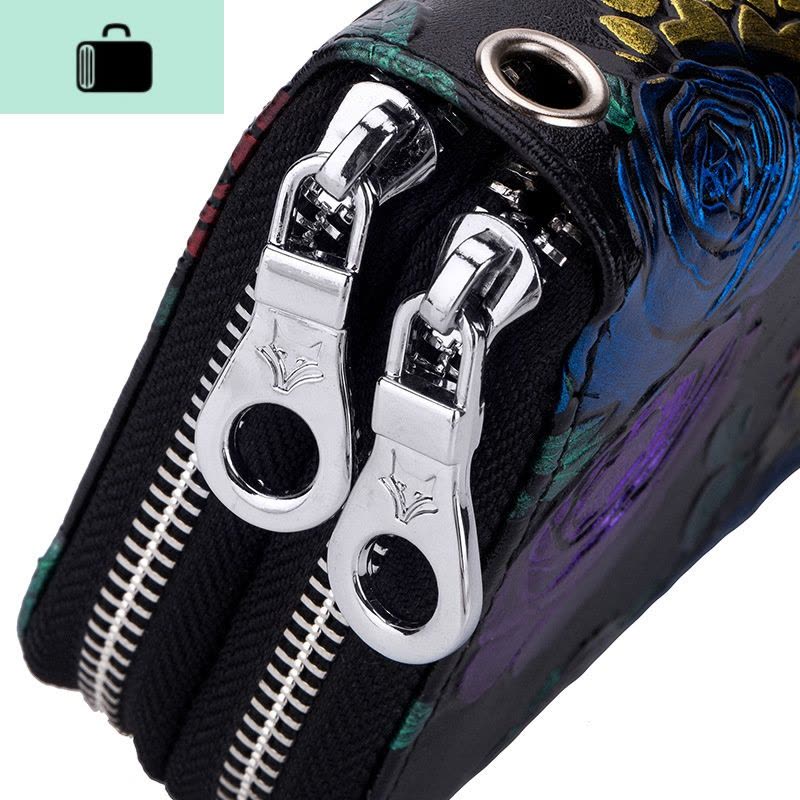 2020新款女士钱包长款双拉链钱夹皮手机包双层皮夹大容量手拿包NEW LAKE图片