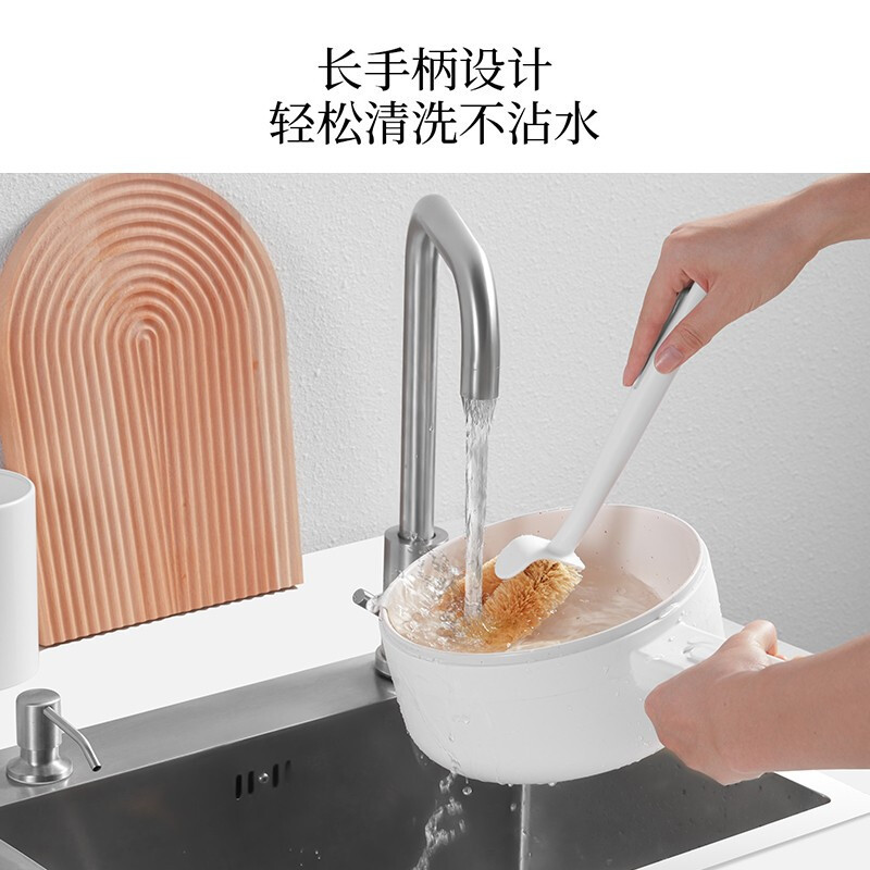 HYUNDAI小电锅 宿舍小锅学生锅煮面锅电火锅料理锅一体锅电煮锅多功能锅寝室迷你电炒锅 白色1.5L