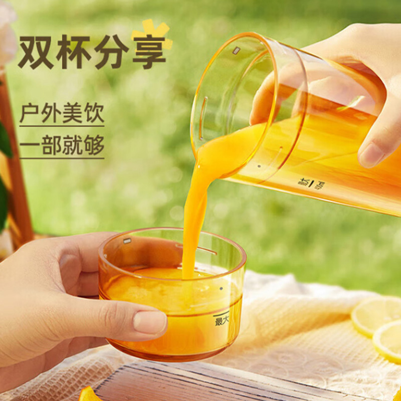 小熊料理机米黄LLJ-K04V2-P01鲜制美食一键启烹高清大图