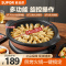 苏泊尔(SUPOR)电火锅家用 多功能电炒锅电煮锅不粘电饼铛煎烤机6L大容量电热锅 自动断电JJ34D801-180