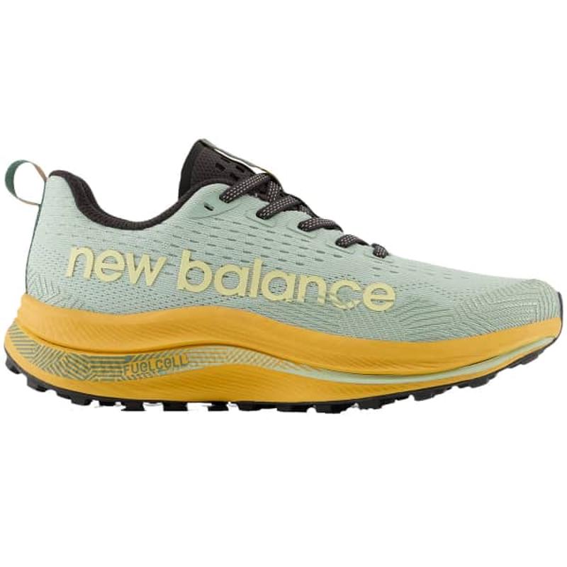 新百伦(New Balance)女士户外休闲鞋Fuelcell超级竞速Trail训练鞋 Grün_/_Orange 37