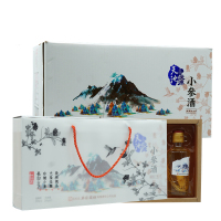 长白山天池良源人参酒系列 35度银版小参酒礼盒165ML*5瓶*4盒 整箱