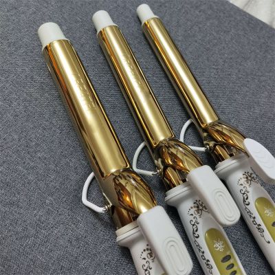 金黄色[五灯控温]25mm 理发店发廊专用宫村浩气电卷发棒钛灰发型师