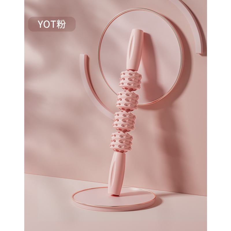 狼牙棒儿童按摩棒滚轴腿部肌肉放松器筋膜棒瘦腿长高瑜伽琅琊滚轮