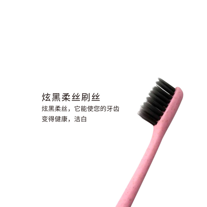 尚口清麦芽双支装牙刷