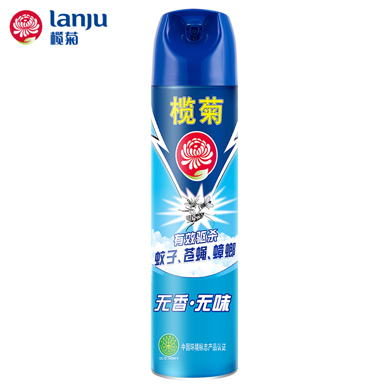 榄菊 600ml无香型 杀虫剂喷雾 蓝色 （单位：瓶）