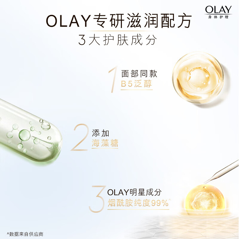OLAY玉兰油滋润烟酰胺身体乳 锁水滋养260g 滋润保湿 男女士通用