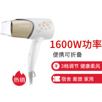 飞科(FLYCO）电吹风机FH6259电风吹家用吹风筒罩恒温负离子过热保护冷热风可折叠便携 冷热风护发1600W功率