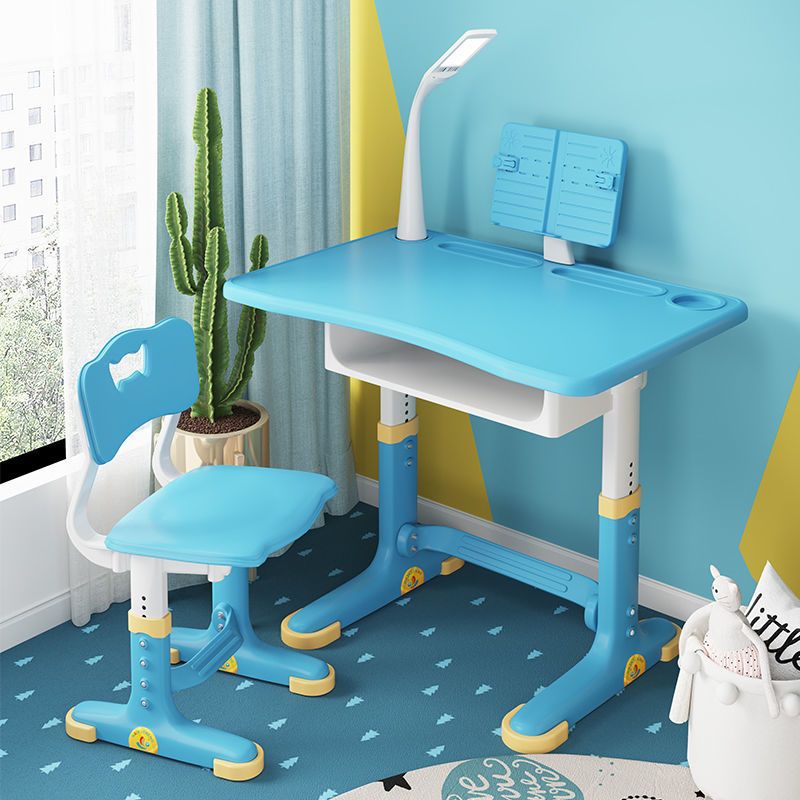 儿童学习桌椅套装小学生家用可升降书桌椅写字台初中生学习桌
