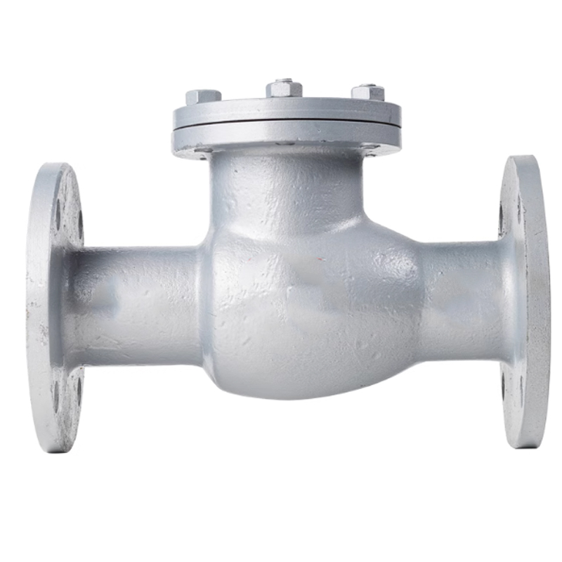 云型巨 H44H-16铸钢法兰卧式止回阀 DN32 个高清大图