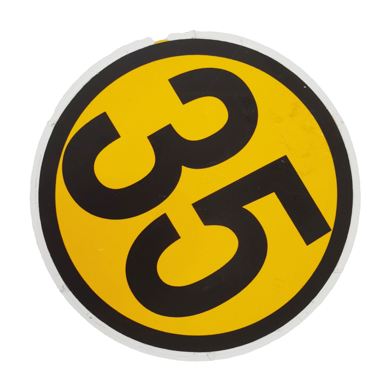 满盛达建 限速牌贴膜减速牌反光贴 直径400mm 张高清大图