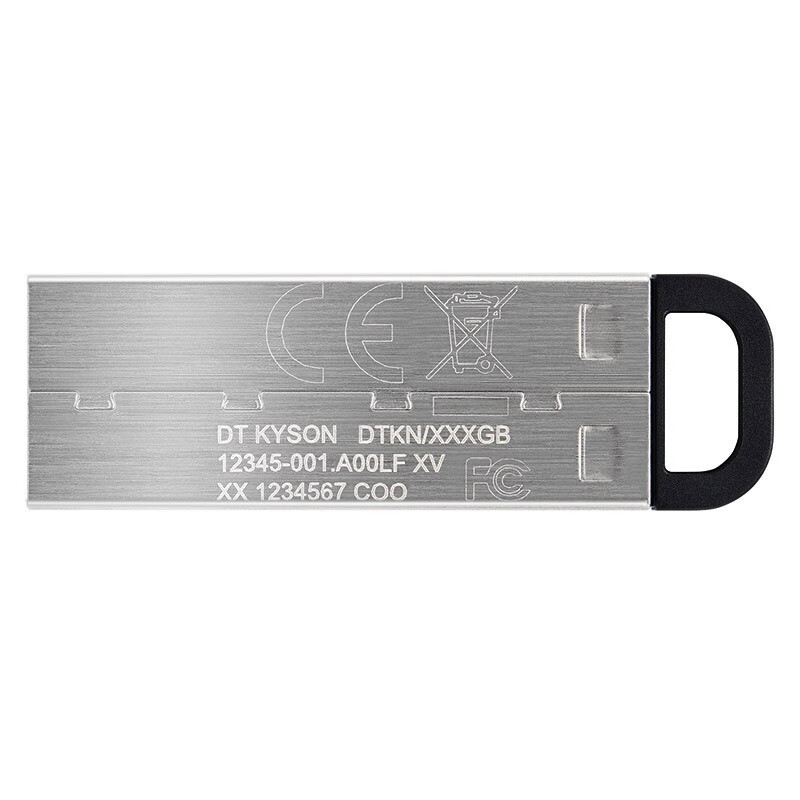 金士顿 64GB USB3.2 Gen 1 U盘 DTKN 金属外壳 读速200MB/s 学习办公投标电脑车载通用