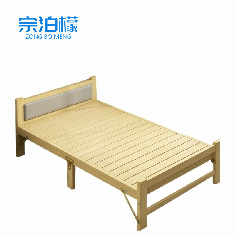 宗泊檬木质床