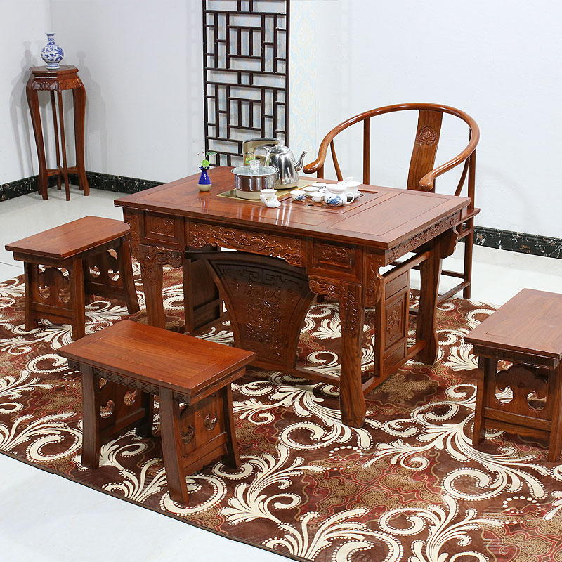 红木茶桌椅组合藤印象非洲花梨木整装客厅仿古功夫茶艺桌茶几茶台图片 高清实拍大图 苏宁易购 红木茶桌椅组合藤印象非洲花梨木整装客厅仿古功夫茶艺桌茶几茶台图片 高清实拍大图 苏宁易购