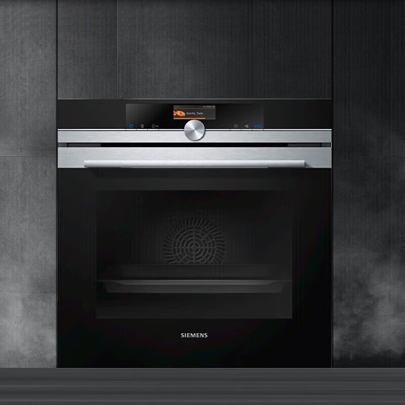 西门子 HB676GCS1W 71L 德国原装进口 大容量烤箱蒸饭柜高清大图