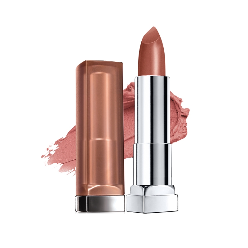 美宝莲(Maybelline)绝色持久唇膏 雾感哑光系列 MNU11-鸳鸯奶茶色 3.9g高清大图