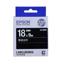 爱普生(EPSON) 黑底白字原装色带 LK-5BWV (单位：根)
