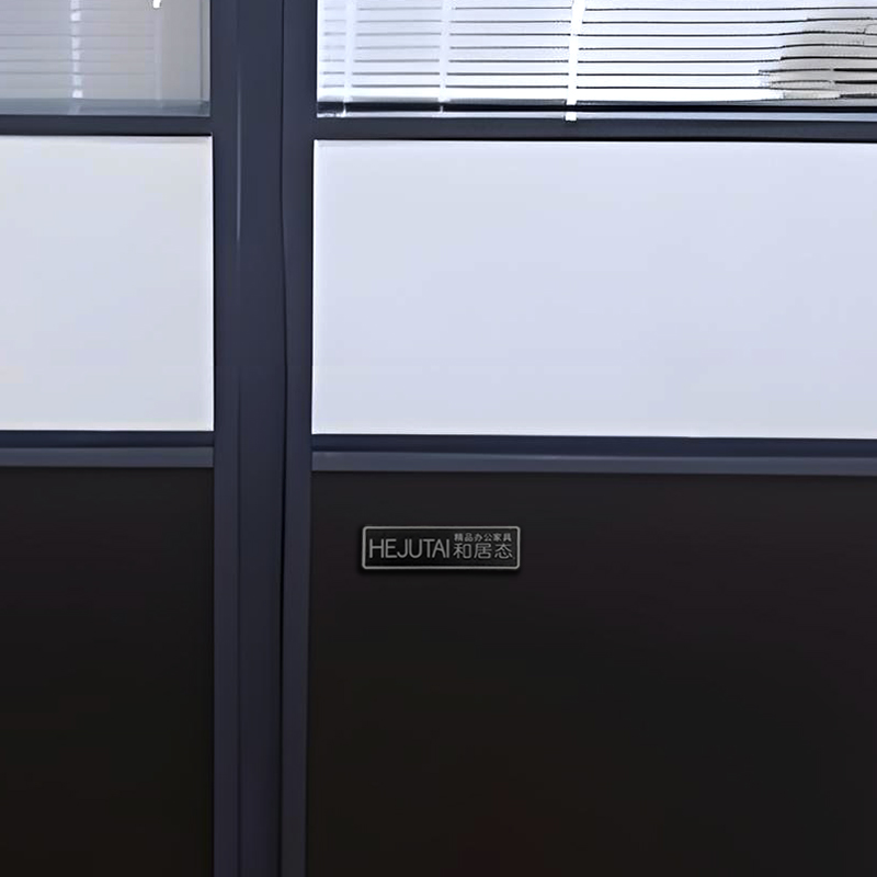 和居态 屏风卡座电脑桌 8人位 套高清大图