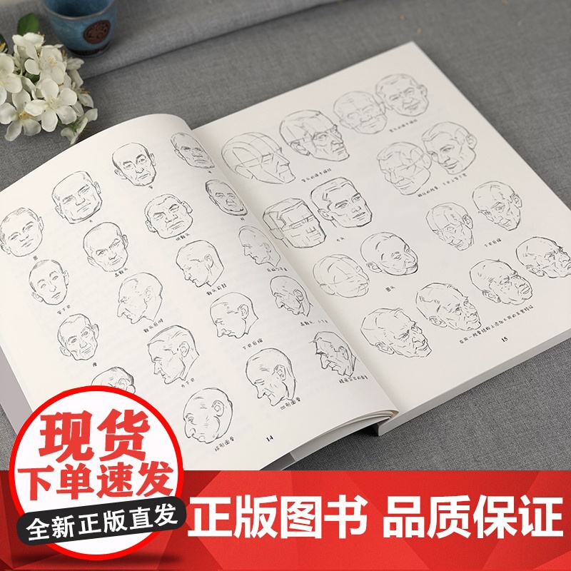 头手素描 路米斯经典美术课 头与手的素描绘画步骤详解教学 人体各阶段头部表情素描画手结构手绘初学零基础入门精通教程 路米高清大图
