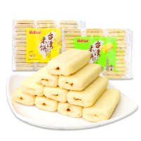 台湾风味米饼芝士味/蛋黄味320g*2袋(共78小包)非油炸膨化休闲零食