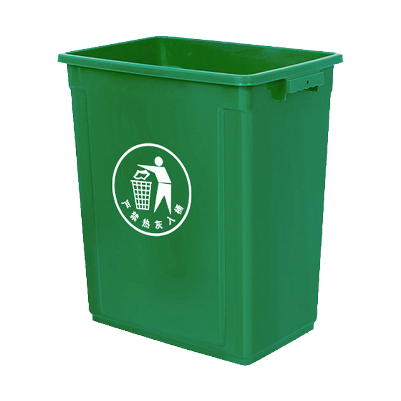 奇桄烁垃圾桶60L绿色个高清大图