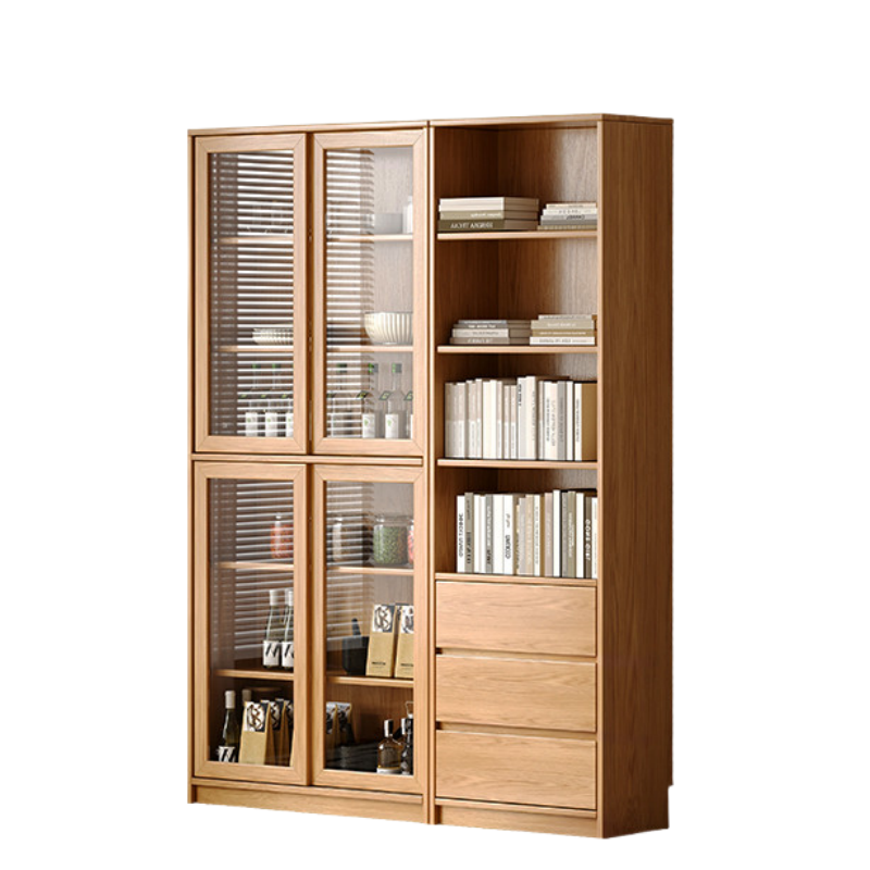 铭思达实木书柜1.5米台高清大图