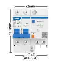 正泰漏电保护器 63A 2P
