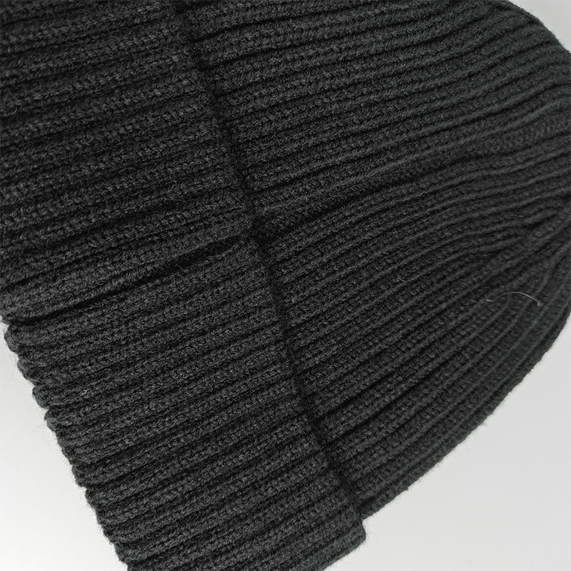 鸽护 毛线帽 GH162QDK-黑色 顶高清大图
