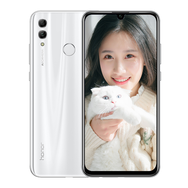 华为荣耀honor荣耀10青春版4gb64gb铃兰白移动联通电信4g手机双卡双待