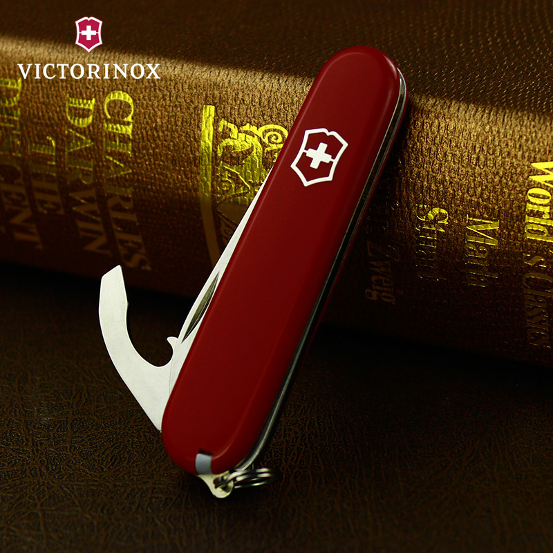 Victorinox维氏瑞士军刀 羽量拳击手84mm军刀 便携不锈钢刀具多功能工具进口水果刀削皮刀