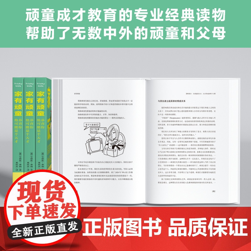 家有顽童:恭喜你,他可能是个天才。“顽童使者”教你转变6类性格顽劣的孩子主宰未来,纽约时报 正版书籍高清大图