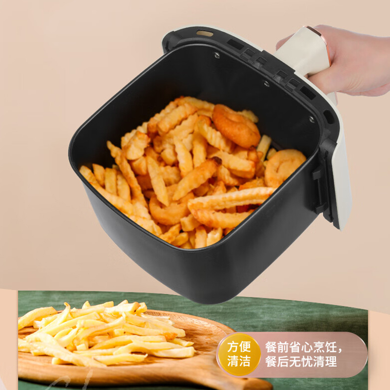 荣事达(Royalstar)家用大容量双旋扭控温空气炸锅5L RS-AF901高清大图