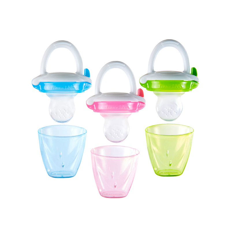满趣健(munchkin)母婴婴童新鲜食物咬咬袋水果辅食器宝宝磨牙训练
